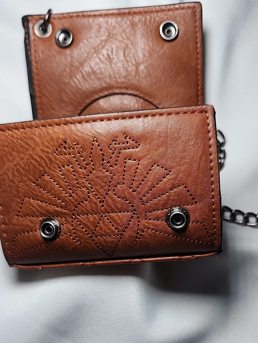 Bioworld Zelda Nintendo 2023 Men's Brown and Black Wallet Keychain